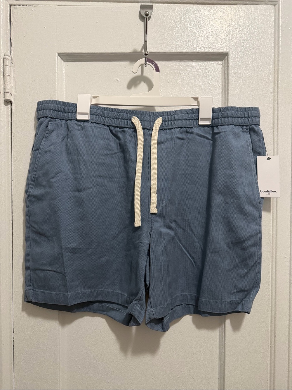Target Men's Blue Elastic Waist Drawstring Shorts